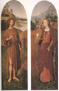 John the Baptist and st mary magdalen wings of a triptych (mk05)